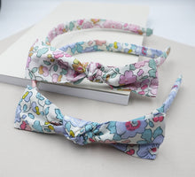 Load image into Gallery viewer, Limited Edition Periwinkle Liberty London Headband
