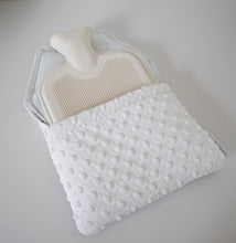 Load image into Gallery viewer, Strawberry Thief Green Hot Water bottle.
