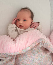 Load image into Gallery viewer, Michelle Pink Padded Liberty Blanket
