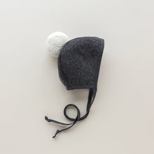 Load image into Gallery viewer, Briar Charcoal Pom Bonnet
