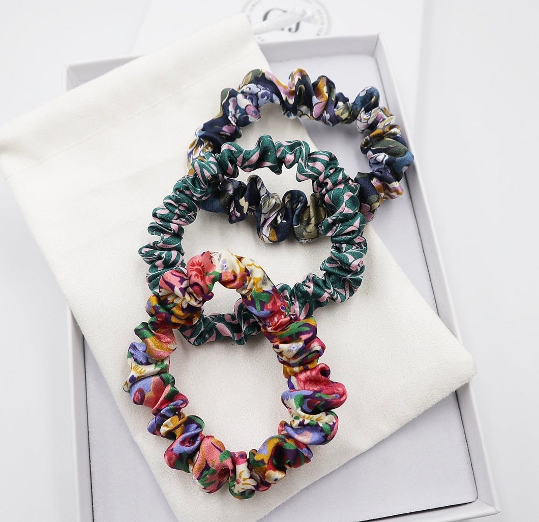 Liberty London Silk Scrunchies Mixed