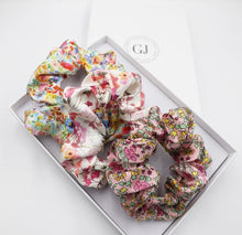 Load image into Gallery viewer, Liberty London Large Silk Scrunchies Summer Mixed
