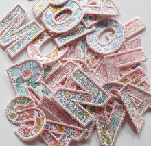 Load image into Gallery viewer, Liberty Appliqué Letters.  (Iron on)
